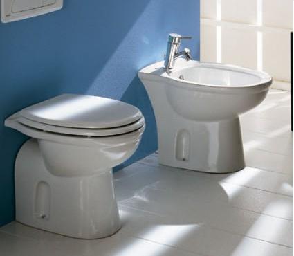 sanitari a terra serie karla  vaso + bidet + coprivaso - Edil Casa | Arredo bagno Termoarredi, Design di interni